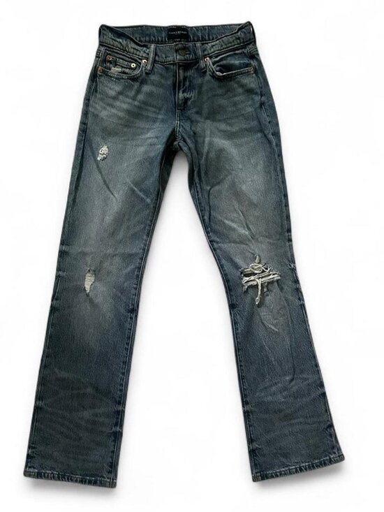 Lucky Brand Denim - Lucky Brand blue jeans with distressed detailing